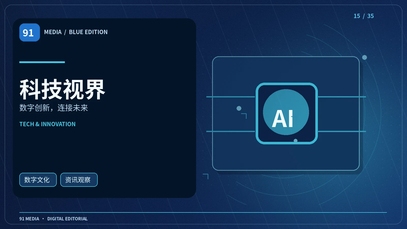 科技视界栏目视觉